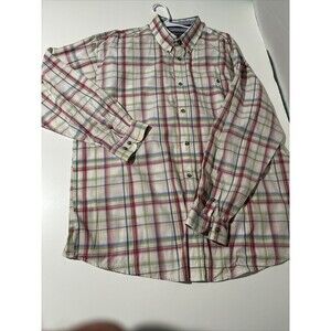 Wrangler Outdoor Men 2X Large Long Sleeve Button Shirt riding roping and hunting